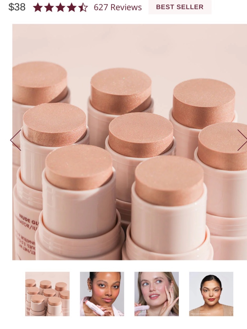 Wander Beauty On-the-Glow Blush and Illuminator - Coral Rose - Picture 6 of 6